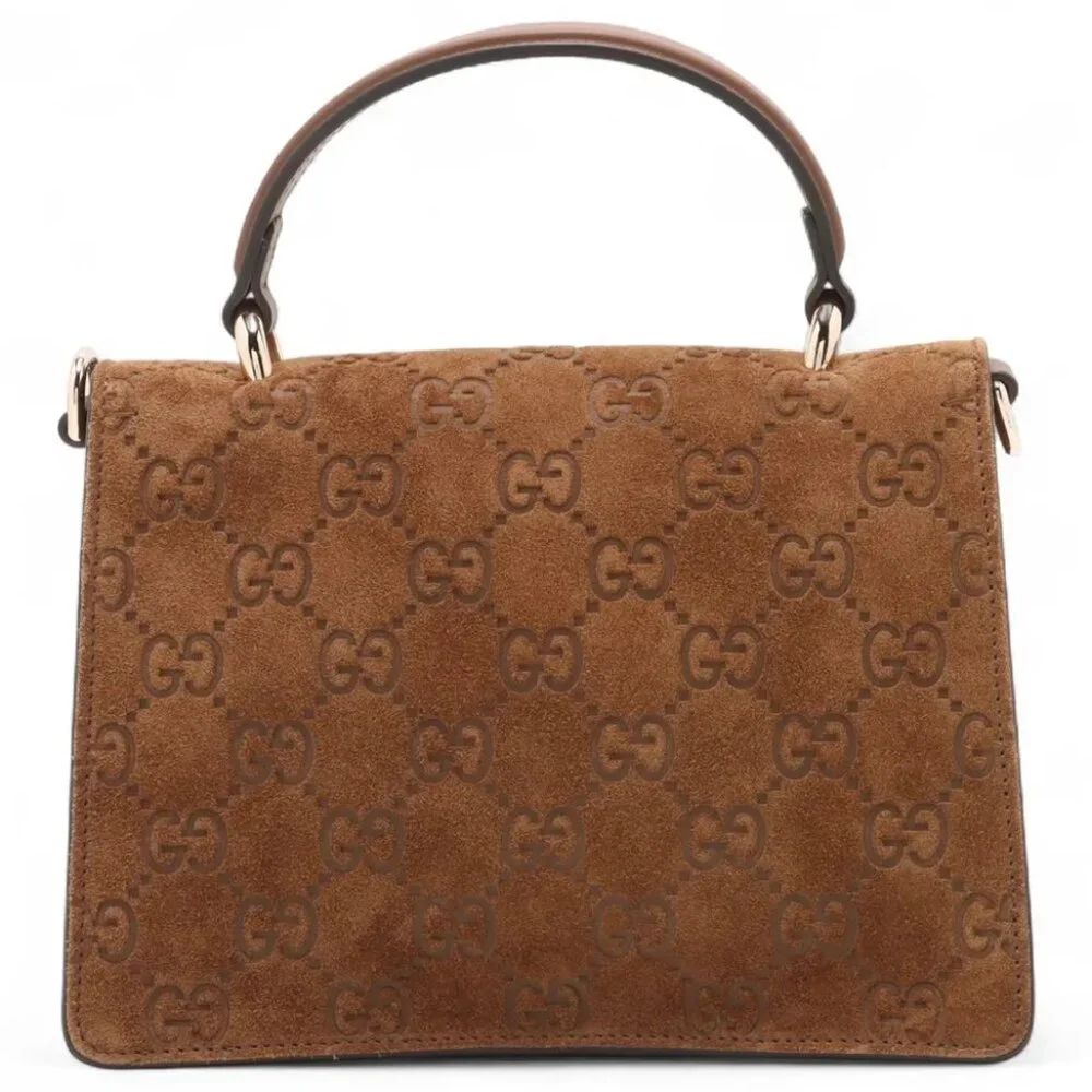 🔥🔥🔥Gucci Dionysus Suede 2 Way Handbag Brown - COA included. - Picture 3 of 16